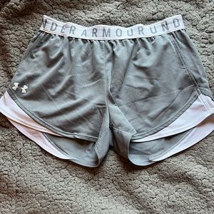 Gray Under Armor shorts